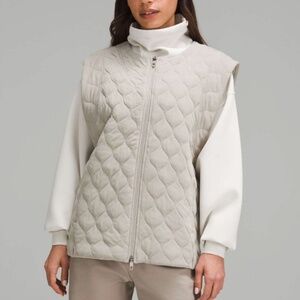 📸 $148 Lululemon Cap-Sleeve Quilted Vest *Riverstone | EUC, Like New!